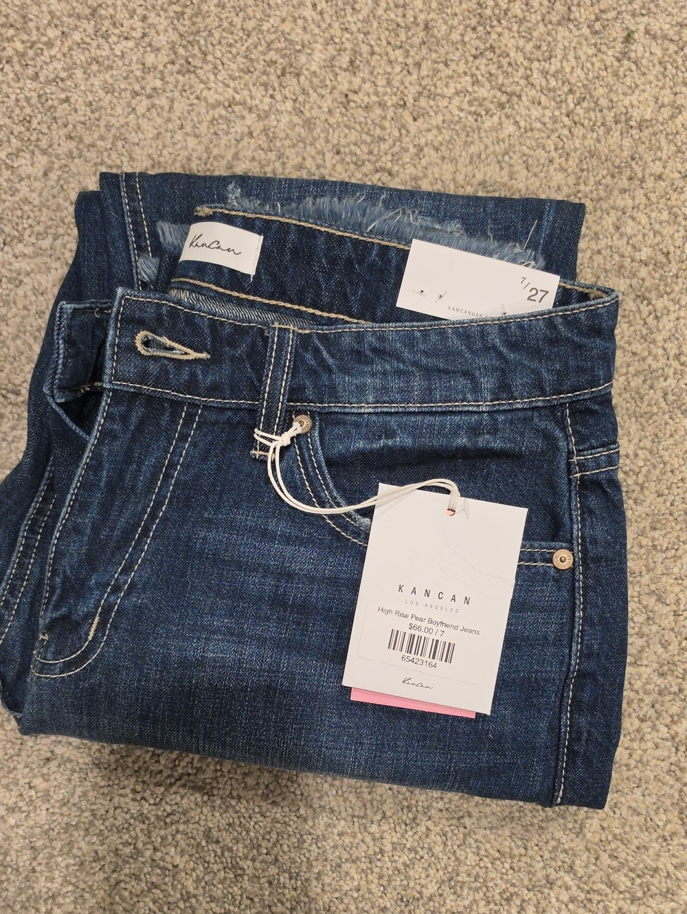 KanCan Dark Blue High Rise Jeans - Classic Wash